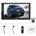 Car Stereo Mp5 Player 7 inch Hd Touch screen Universal Bluetooth compatible U Disk Aux Playback Radio Reversing Video Display Standard  8 light camera