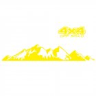 Car Sticker 4x4 Off Road Graphic Vinyl Decal For Ford Ranger Raptor Pickup Isuzu Dma Nissan Navara Toyota Hilux Auto <span style='color:#F7840C'>Accessories</span> yellow