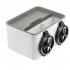Car Tissue Box Armrest Water Cup Holder Phone Holder Adjustable Strap Multi functional Interior Storage Box gray