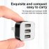 Car Usb Charging Extender 2 0 3 port Extended Usb Splitter With Indicator Light Plug And Play 3 In 1 For For Smart Phones Usb Fans black