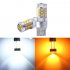 Car Vehicle Double Color Turn Signal White Yellow 7443 42 Light Lamp 1157 3157 Brake Double Wire 3157 white yellow
