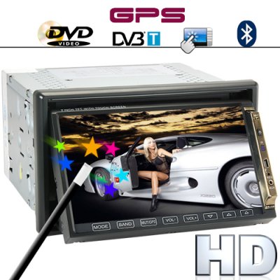 7 Inch 2DIN GPS Car Stereo Player - Road King