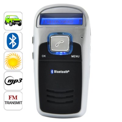 Solar Handsfree Bluetooth Car Kit 