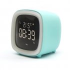 Cartoon Digital Clock Timer Off Night Light USB Rechargeable 1200mAh Battery Operated Cute Alarm Clock 12/24 Hour Switch Date Temperature Display
