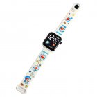 Cartoon Earth Electronic Wrist Watch Color Printing Led Square Dial Watch For Student 7