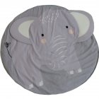 Cartoon Elephant Printing Baby Mat Round Carpet Cotton <span style='color:#F7840C'>Newborn</span> Infant Crawling Blanket Kids Room Decor Elephant