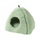 Cat House For Indoor Dogs Cats Soft Plush Premium Sponge Pet Tent For Puppies Rabbits Guinea Pigs Hedgehogs avocado green