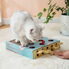 Cat Scratcher Cardboard Toys Multi-functional Corrugated Scratching Board Interactive Whack-a-mole Toy As shown (No bee toys)
