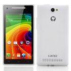 Catee CT200 MTK6572 Smart Phone has an 4 5 Inch 854x480 Capacitive Screen  Dual Core CPU  512MB RAM  4GB ROM and a 5MP Camera