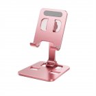 Cell Phone Stand Upgraded Aluminum Adjustable Phone Cradle Dock Holder Anti-Slip For All Mobile Devices Up To 12.9 Inches rose gold
