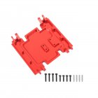 Center Gear Box Mount CNC Aluminum Skid Plate For 1:10 RC Crawler Car Axial Wraith 90018 red