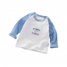 Children Long Sleeves T-shirt Classic Round Neck Lovely Printing Tops For 1-5 Years Old Boys Girls A52 3-4Y 110cm