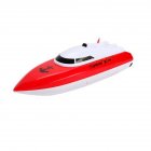 Children Remote Control Boat 4-channel High-speed Dual Motors Electric Speedboat (with Charging) For Boys Gifts red