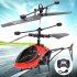 Children Remote Control Helicopter With Lights Fall resistant Remote Control Aircraft Birthday Gifts For Boys Girls red