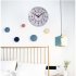 Children Round Wall Clock Silent Non Ticking Learning Clock For School Classrooms Playrooms Kids Bedrooms as shown