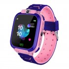 Children Smart Watch Phone Waterproof LBS Smartwatch Kids Positioning Call 2G <span style='color:#F7840C'>SIM</span> <span style='color:#F7840C'>Card</span> Remote Locator Watch Pink