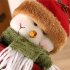Christmas Cute Doll Ornaments Elk Snowman Santa Claus Figure Doll for Home Office Desktop Decoration Snowman