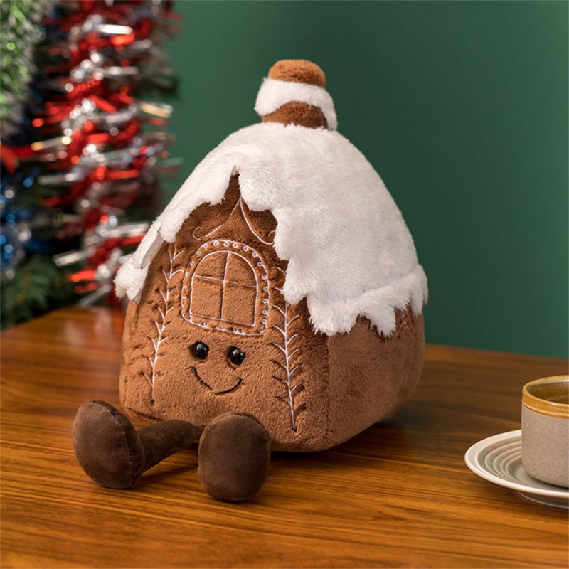 Christmas Gingerbread Man Plush Toy Stuffed Christmas Tree Garland