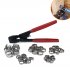 Cinch Clamp Tool for Fastening Stainless Clamps Ear Hose Clamps  Red black