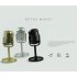 Classic Retro Dynamic Vocal Microphone Vintage Style Mic Universal Stand Compatible Live Performance Karaoke Studio Recording Silver