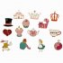 Clothes Trim Badge Cute Character of Alice in Wonderland Alloy Pin Brooch for Fashion Bag Accessories
