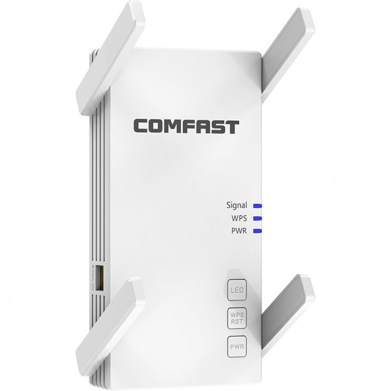 Comfast Ac2100 Wireless Router Dual Frequency 2100M Wifi Signal Amplifier Extender Wireless Repeater White_US Plug