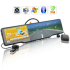 Complete Car Bluetooth Rearview Mirror Kit  Touchscreen  GPS  DVR  Wireless Camera  Media Player 