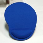 Computer Mouse Pad Solid Color Wrist Protection Anti-slip Pad  blue