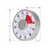 Countdown Visual Timer Quiet Counting Magnet Clock for Classroom Teaching Homework Cooking white