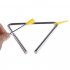 Creative 4 Inch Kids Children Musical Baby Toys Rhythm Band Tri angle Music Musical Instruments Educational Toys for Children