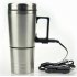 Cup Electric Kettle Steel Stainless Heating Car Tea Coffee Travel Maker Mug Pot 12V car electric cup