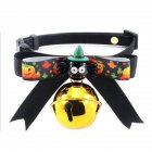 Cute Halloween Series Pet Bowknot Bell Collar for Cats Dogs Wear GBD-E028-1_M