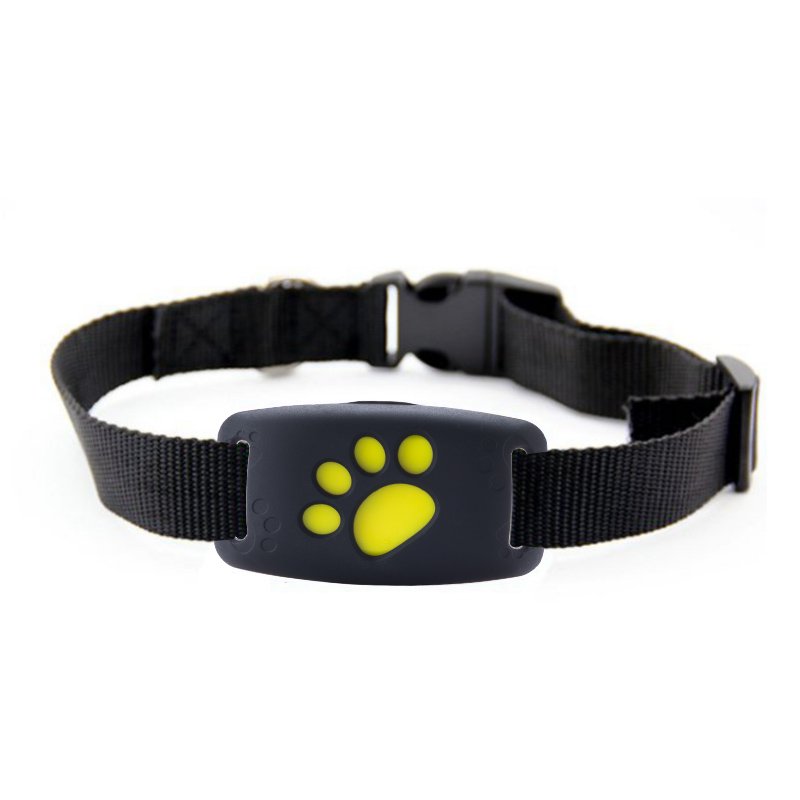Cute Lightweight GPS Dog Cat Pet Realtime Tracker GSM/GPRS Finder Locator Alarm Waterproof Collar black