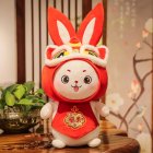 Cute Little Rabbit Plush Doll 2023 New Year Mascot Bunny Stuffed Plush Toys For Children Gifts Home Decoration E About 30cm