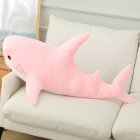 Cute Shark Plush Doll Multi-size Soft Stuffed Animal Pillow Plush Toy Birthday Gifts For Girls Pink 100cm
