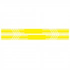 D-1044 2pcs Car Stickers Car Body Racing Side Door Long Striped Stickers Auto Vinyl Decal for All Cars SUV  yellow