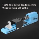 DC12-24V 150W Mini Lathe Beads Machine Woodworking DIY Lathe Standard Set