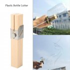 DIY Bottle Cutter Rope Cord Strip Maker Tool for Outdoor Home Wood color