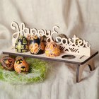 DIY Wooden Happy Easter Egg Holder Decoration