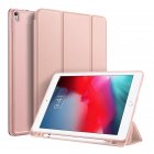 DUX DUCIS For iPad air 3 2019 / ipad pro 10.5 PU Leather+TPU Bottom Shell 3 Folding Protective Case with Pen Holder Pink