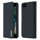 DUX DUCIS For iPhone 7/8 Luxury Genuine Leather Magnetic Flip Cover Full Protective <span style='color:#F7840C'>Case</span> with Bracket Card Slot blue