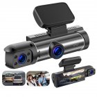 Dash Cam 3.16-inch Dual-lens Driving Recorder Camera G-sensor HD Night Vision
