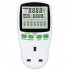 Digital Lcd Energy Power Wattmeter  Meter Wattage Analyzer Electricity Outlet Power Monitor U S  plug