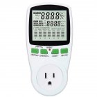 Digital Lcd Energy Power Wattmeter  Meter Wattage Analyzer Electricity Outlet Power Monitor U S  plug