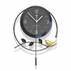 Digital Wall Clock with Battery Operated, Big Digits Round Modern Wall Clock