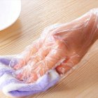 Disposable Gloves, Large, Clear (Pack of 50)
