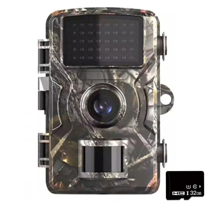 Dl001 Hunting Trail Camera 16MP 1080p HD Waterproof Night Vision Wildlife Camera 32GB