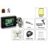 Door Peephole Video Camera and Monitor Kit