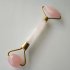 Double end Jade Pink Roller Massager Facial Slimming Tool for Face Body Massage