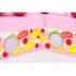 Double layer Wooden Cake Fruit Candle Cutting Self Sticking Children Play House DIY Toy Gift